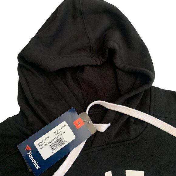 Fanatics Men's Sz L Las Vegas Raiders Extra Point NFL Pullover Hoodie Sweatshirt - Picture 6 of 16